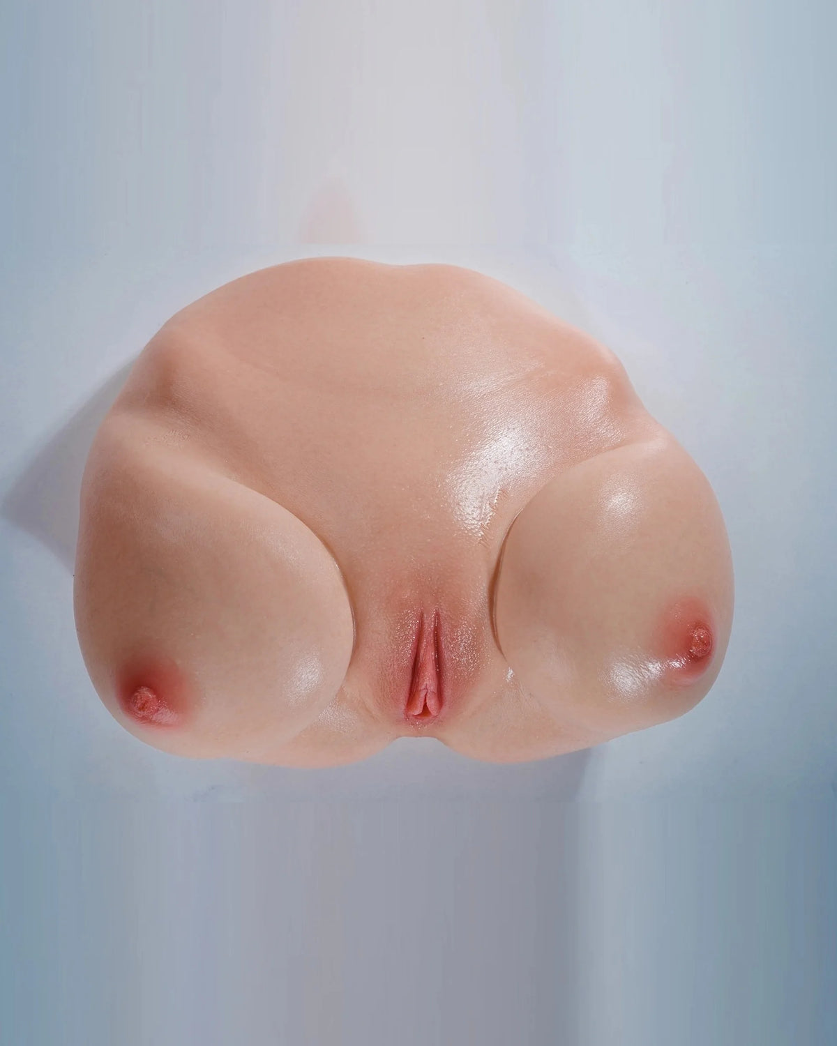 Front view of the HKD Realistic Silicone Breasts and Vagina Torso