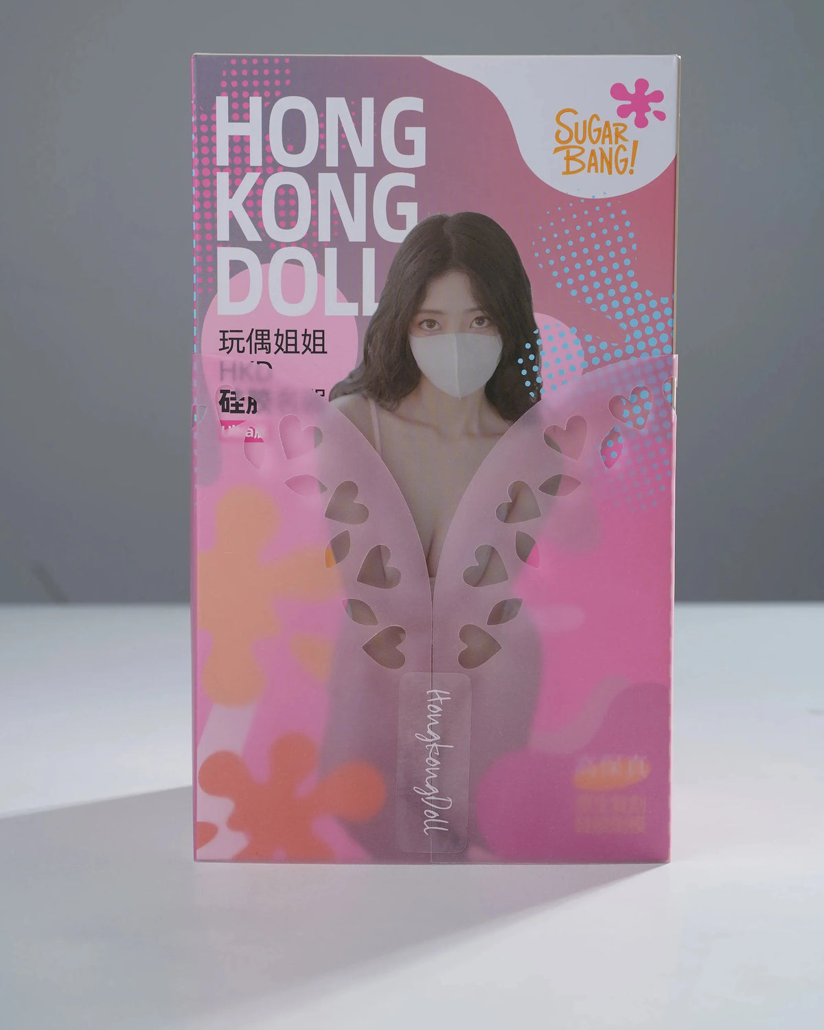 Official HongKongDoll packaging for the HKD Realistic Silicone Stroker